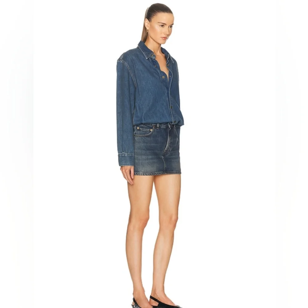 Denim Mini Dress - Picture 2 of 3